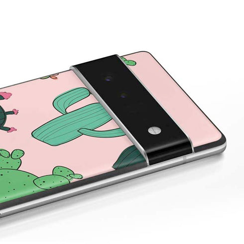 Cactus Print Google Pixel 6 Pro Skin
